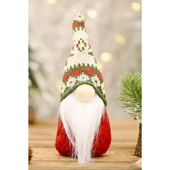 3-Pack Christmas Snowflake Hat Faceless Gnomes - Picture 5 of 6